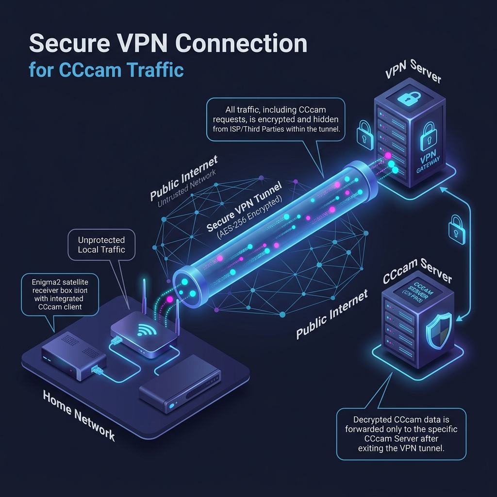 CCcam Over VPN