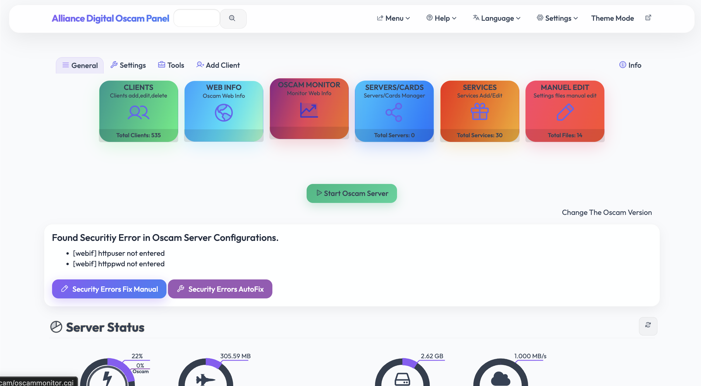 Light Theme Interface